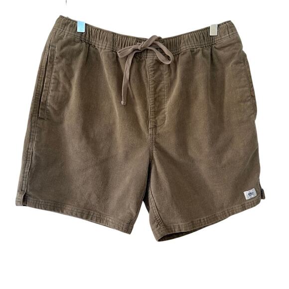 Katin Men's Cord Local Corduroy Short L Tan Stretch Beach - Picture 2 of 8